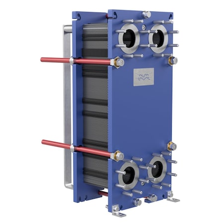 Alfa Laval Gasketed Plate Heat Exchanger, 100 Plate, 11,850K BTU T10-BFG-100